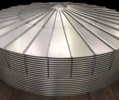 Water Storage Tank with Steel Roof